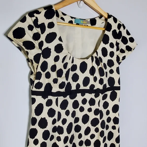 sachin and babi light blue dress BODEN NAVY BLUE EMPIRE WAIST COTTON DRESS W/EMBROIDERY 10 LONG